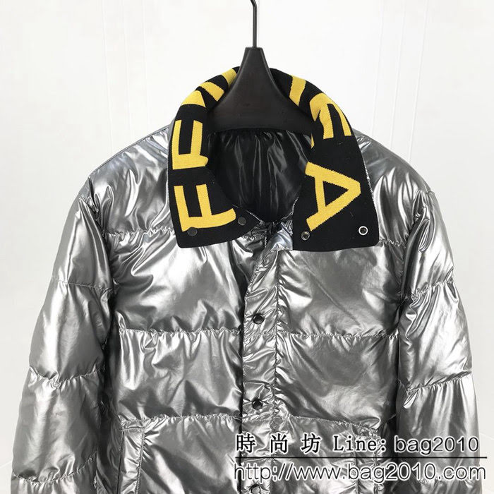 FENDI芬迪 官網同步 2018SS秋冬小怪獸系列 眼睛圖案 男款羽絨服 ydi2300